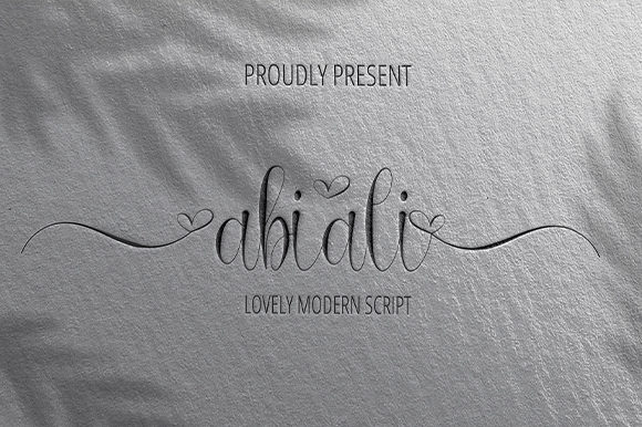 Abiali: A Delicate Script Handwritten Font for Timeless Editorial Design