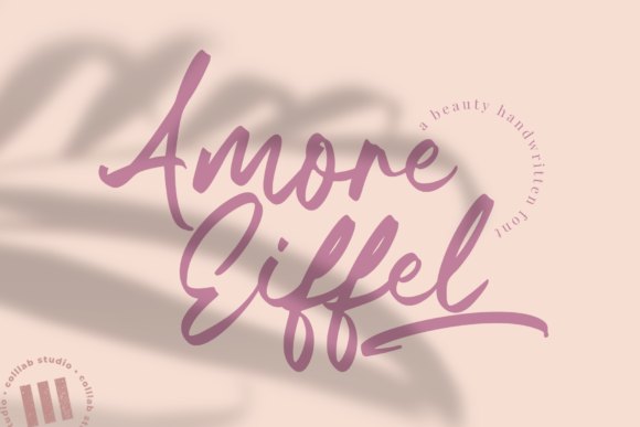 Amore Eiffel Font for Small Business Branding