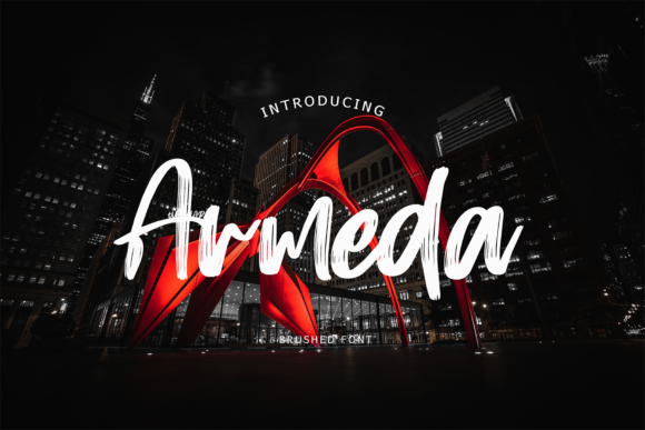 Armeda Handwritten Font for Elegant Branding