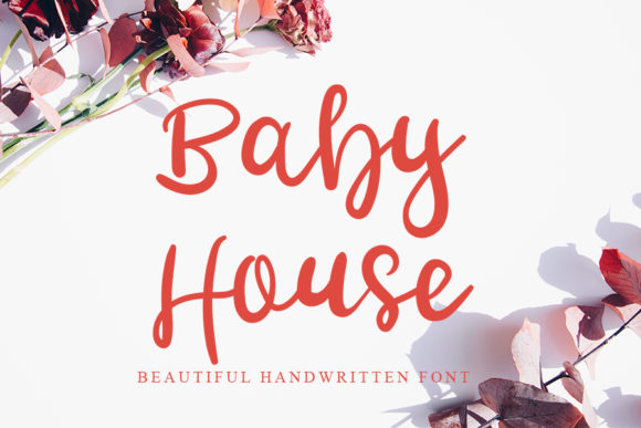 Baby House: A Playful Script Handwritten Font for Editorial Joy
