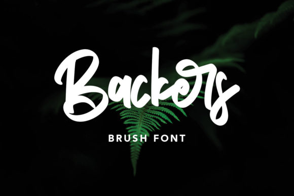 Backers: A Flowing Handwritten Font for Elegant Digital Branding