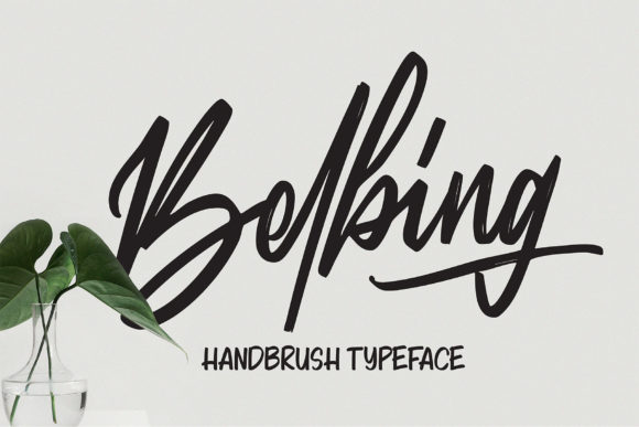 Belbing: A Whimsical Font for Business Branding