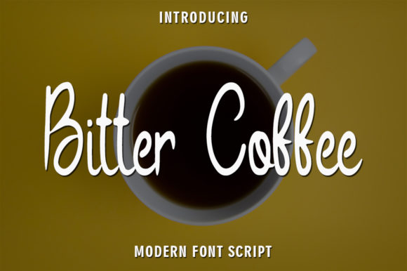 Bitter Coffee: A Script Handwritten Font for Editorial Impact