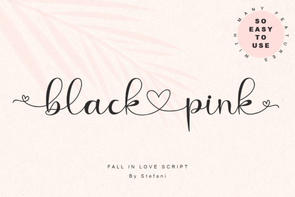 Black Pink Font: A Romantic Script Handwritten Typeface for Scroll-Stopping Brand Content