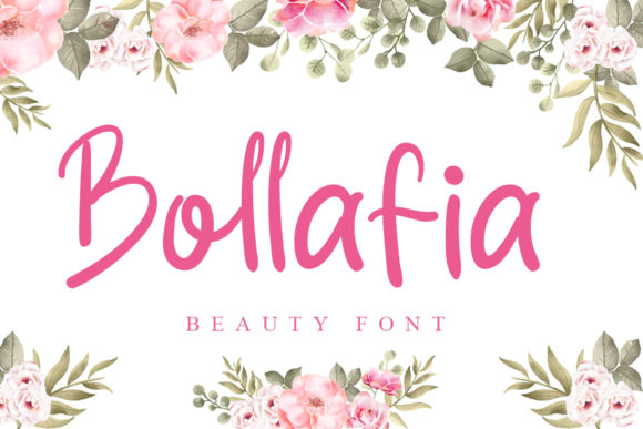 Bollafia Font: Elegant Script Handwritten Fonts for Small Business Branding