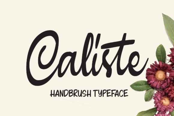 Caliste: A Sweet Handwritten Font