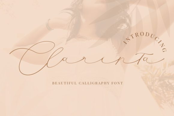 Clarinta: A Delicate Script Handwritten Font for Editorial Design