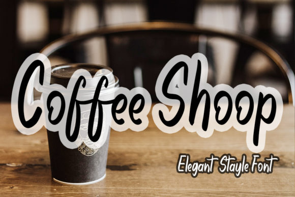 Coffee Shoop: A Flowing Handwritten Font for Makers Who Love Elegance