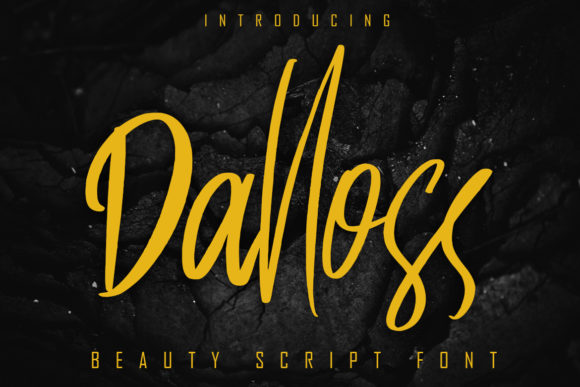 Dalloss: A Timeless Script Handwritten Font for Elegant Editorial Design