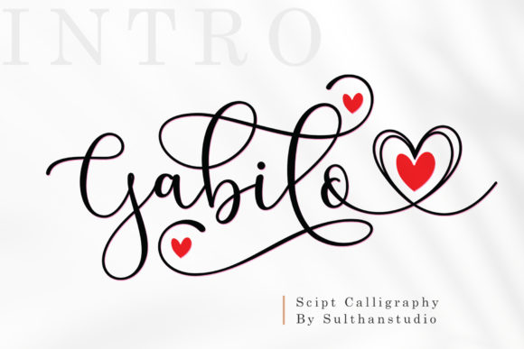 Gabilo: A Delicate & Elegant Script Handwritten Font for Digital Design
