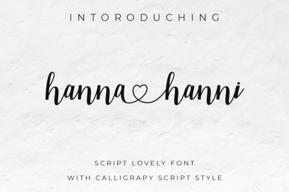 Hanna Hanni Font for Business Branding