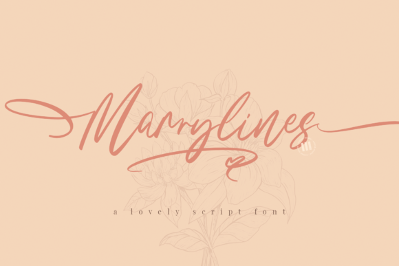 Marrylines Script Handwritten Font for Elegant Campaign Design