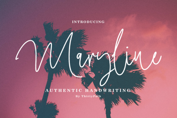 Maryline: An Elegant Script Handwritten Font for Thoughtful Typography