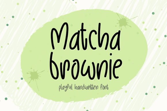Matcha Brownie: A Chic Script Handwritten Font for Scroll-Stopping Brand Content