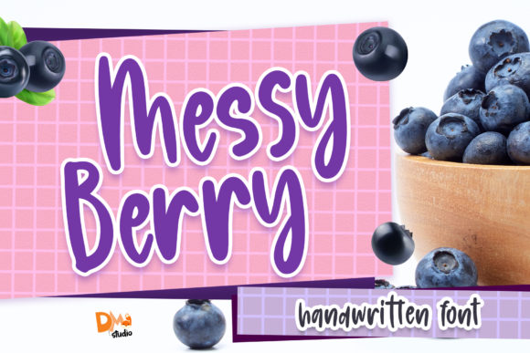 Messy Berry Font: A Joyful Script Handwritten Typeface for Branding