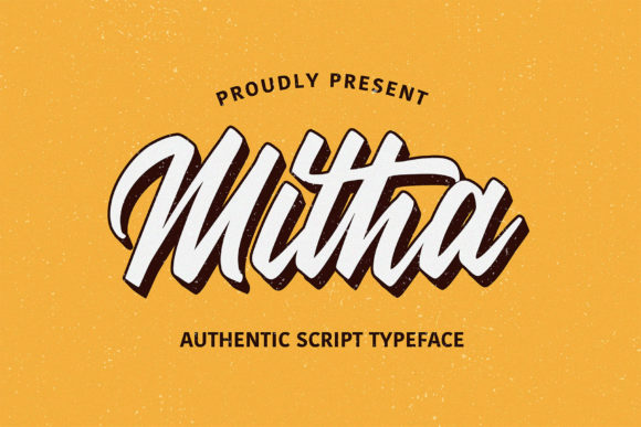 Mitha: A Vintage Script Font for Business