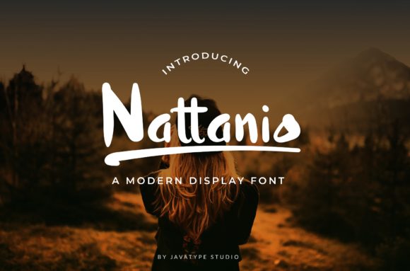 Nattanio: A Sweet, Thick Script Handwritten Font for Elegant Typography