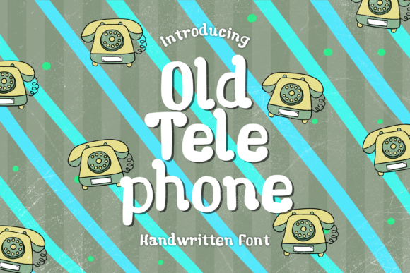 Old Telephone: A Playful Script Handwritten Font for Editorial Design