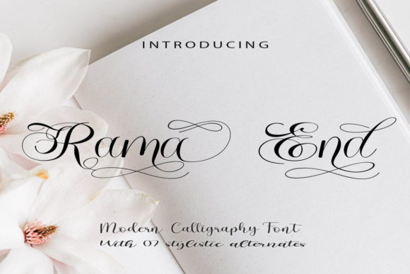 Rama End: A Romantic Script Handwritten Font for Brand Builders