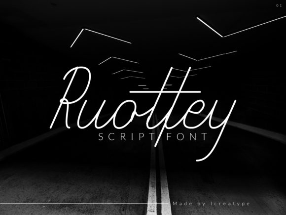 Ruottey: A Script Handwritten Font for Elegant Editorial Moments