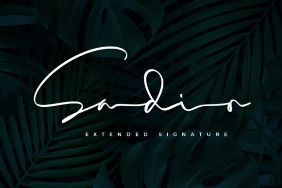 Sadio: An Elegant Script Handwritten Font for Thoughtful Typography