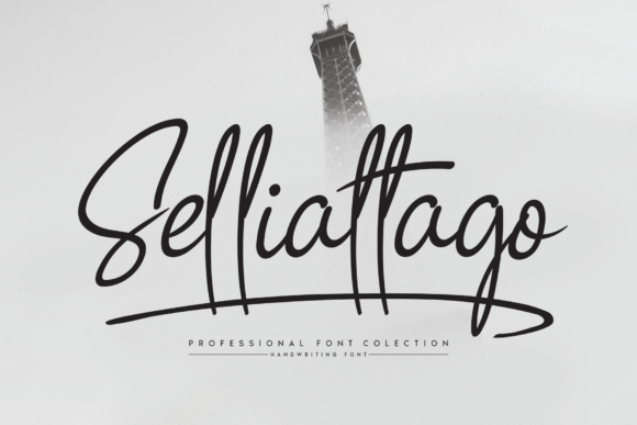 Selliattago: A Flowing Handwritten Font for Timeless Maker Projects