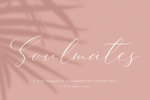 Soulmates Script Handwritten Font for Elegant Branding