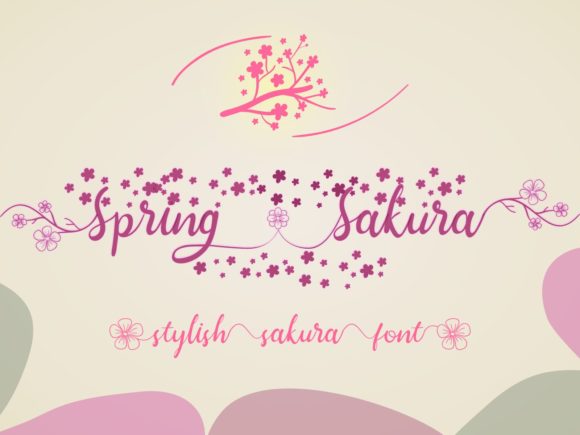 Spring Sakura Font for Elegant Campaigns