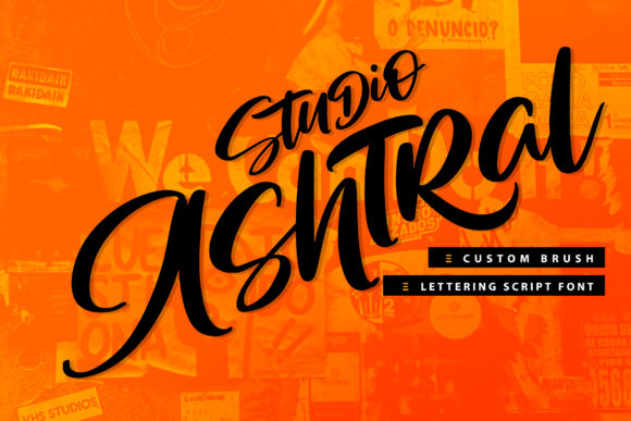 Studio Ashtral: A Timeless Script Handwritten Font for Campaign Design