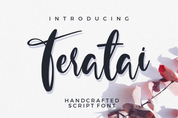 Teratai: A Script Handwritten Font for Timeless Editorial Design