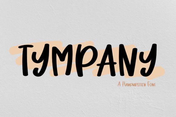 Tympany: A Handwritten Font for Creative Projects