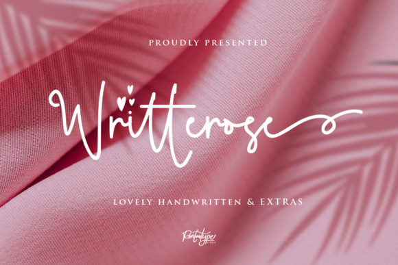 Writterose: A Script Handwritten Font for Elegant Campaign Typography