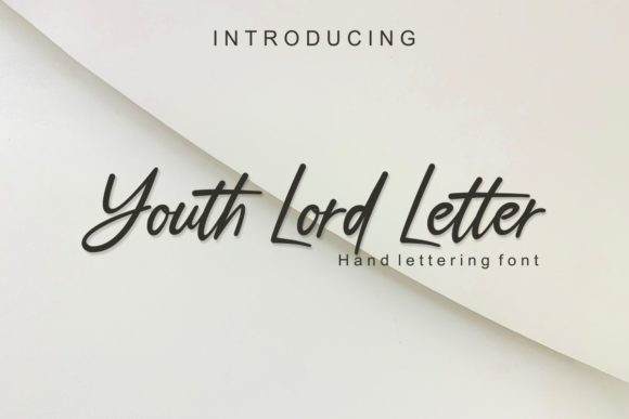 Youth Lord Letter: A Script Handwritten Font for Timeless Craft Designs